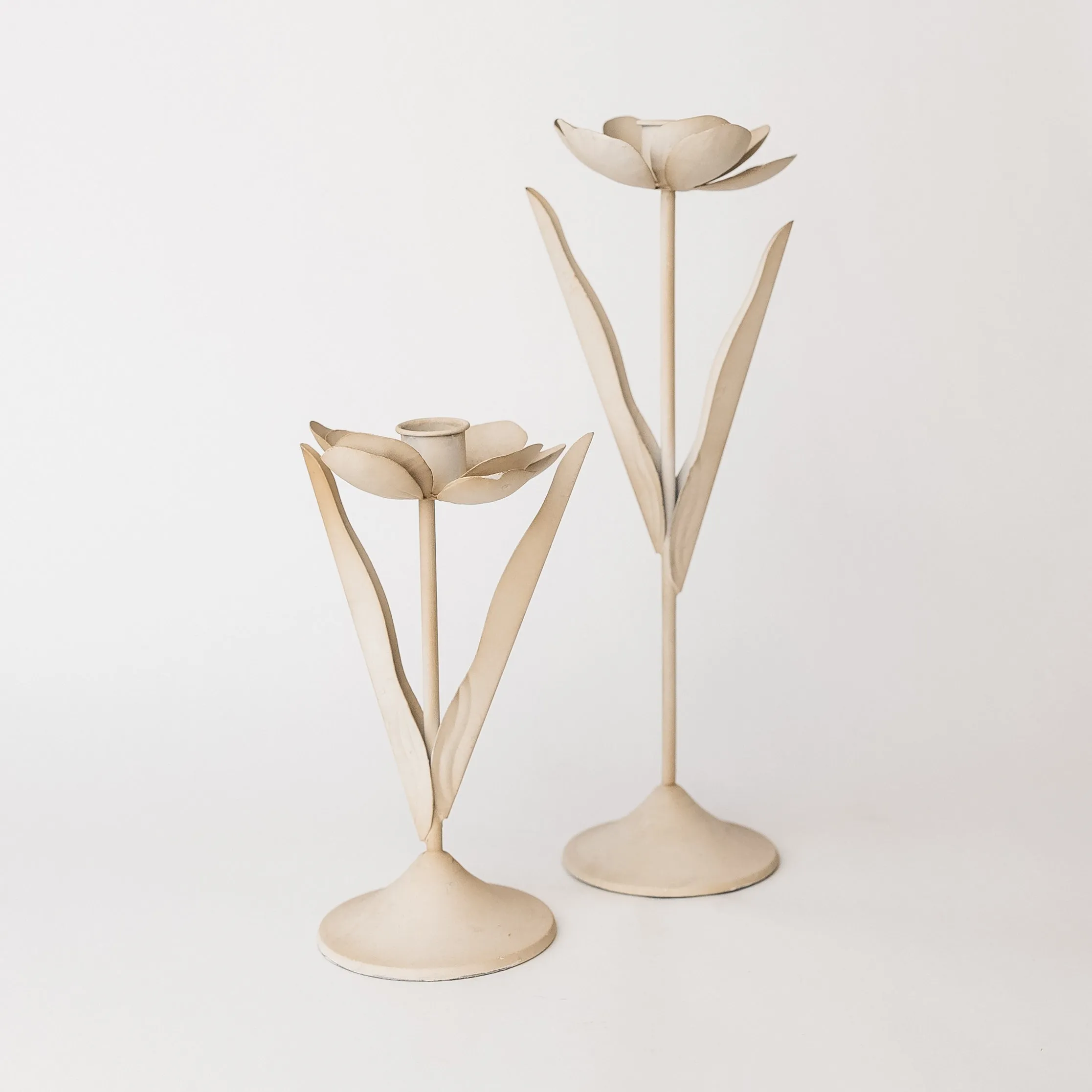 Flower Candle Stick Holders
