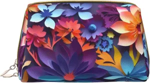 Flower Toiletry Pouch, Travel-Friendly Makeup Organizer For Makeup Brushes, Lipsticks