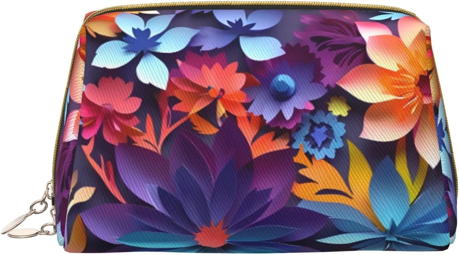 Flower Toiletry Pouch, Travel-Friendly Makeup Organizer For Makeup Brushes, Lipsticks
