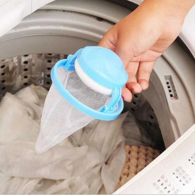 Flower Washing Machine Mesh Filter, Reusable Washing Machine Floating Lint Mesh Bag, Hair Filter Net Pouch, Washer Hair Catcher