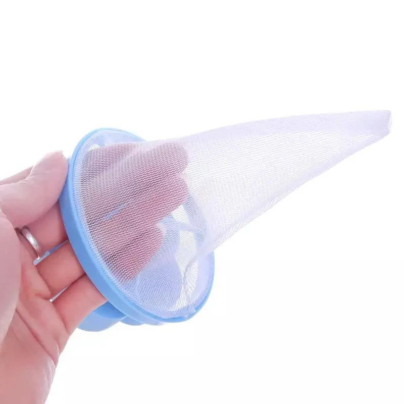 Flower Washing Machine Mesh Filter, Reusable Washing Machine Floating Lint Mesh Bag, Hair Filter Net Pouch, Washer Hair Catcher