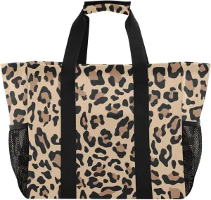 Foldable Grocery Reusable Tote Grocery Bag, Travel Canvas Shoulder Bags, Large Casual Laundry Pool Beach Bag