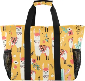 Foldable Grocery Reusable Tote Grocery Bag, Travel Canvas Shoulder Bags, Large Casual Laundry Pool Beach Bag