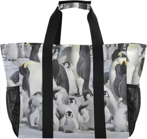 Foldable Grocery Reusable Tote Grocery Bag, Travel Canvas Shoulder Bags, Large Casual Laundry Pool Beach Bag