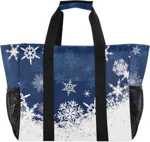 Foldable Grocery Reusable Tote Grocery Bag, Travel Canvas Shoulder Bags, Large Casual Laundry Pool Beach Bag