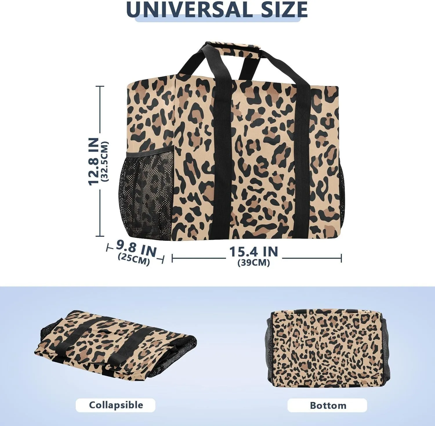 Foldable Grocery Reusable Tote Grocery Bag, Travel Canvas Shoulder Bags, Large Casual Laundry Pool Beach Bag