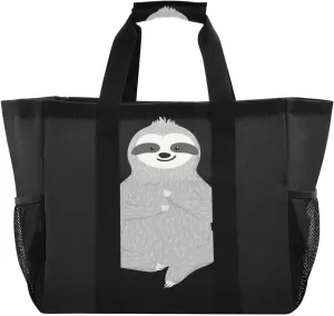 Foldable Grocery Reusable Tote Grocery Bag, Travel Canvas Shoulder Bags, Large Casual Laundry Pool Beach Bag
