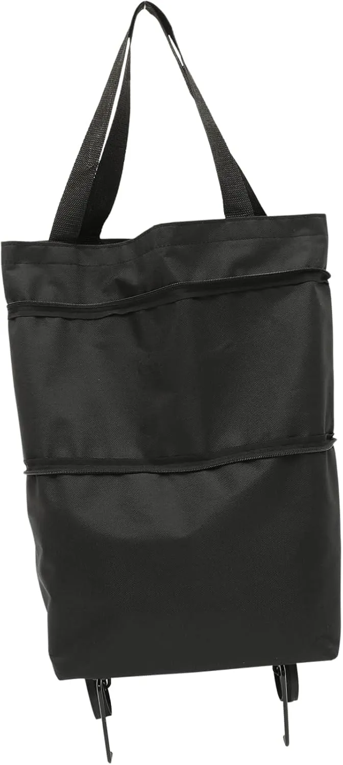Foldable Wheel Storage Bag Tote Bags Trolley Sleeve for Laundry Cart Moving Bag Carts Wheels for Shopping