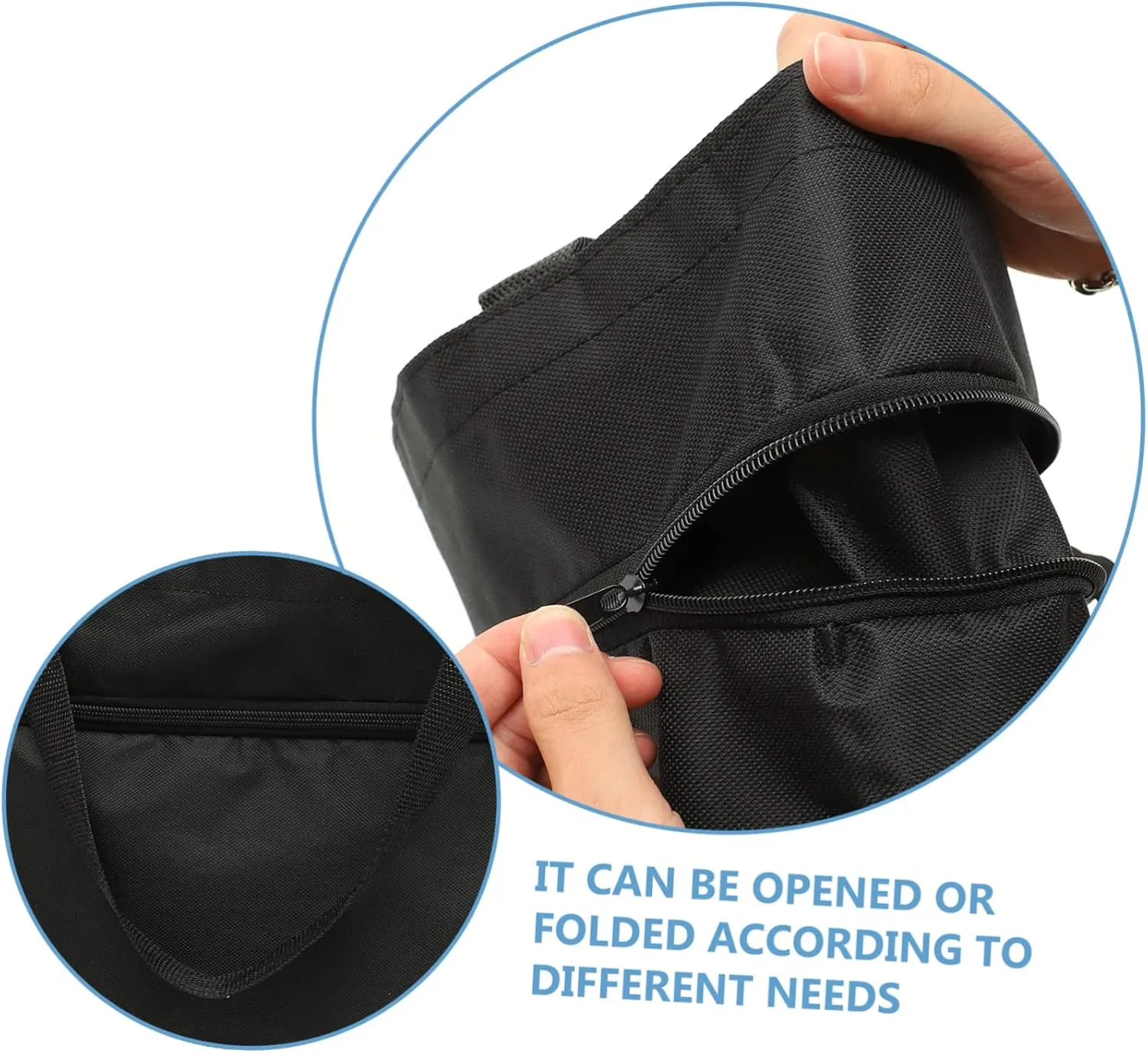 Foldable Wheel Storage Bag Tote Bags Trolley Sleeve for Laundry Cart Moving Bag Carts Wheels for Shopping