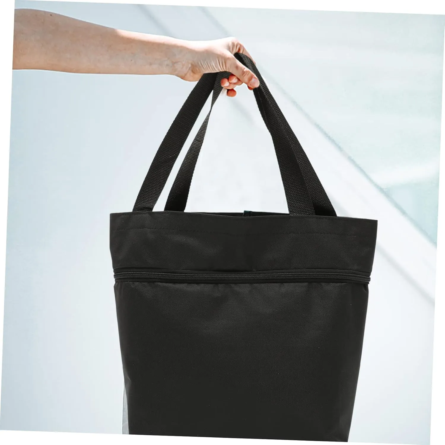 Foldable Wheel Storage Bag Tote Bags Trolley Sleeve for Laundry Cart Moving Bag Carts Wheels for Shopping