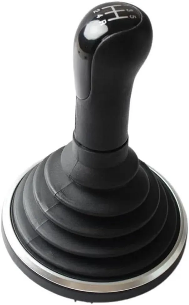 for Ford Fiesta MK6 for Connect Fusion 2002-2008 Car Styling Gear Shift Knob Gaiter Boot Cover Collar Case(Black Pen and Case)