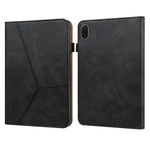 For Honor Pad X8a Case Line Imprinted PU Leather Card Holder Tablet Stand Cover
