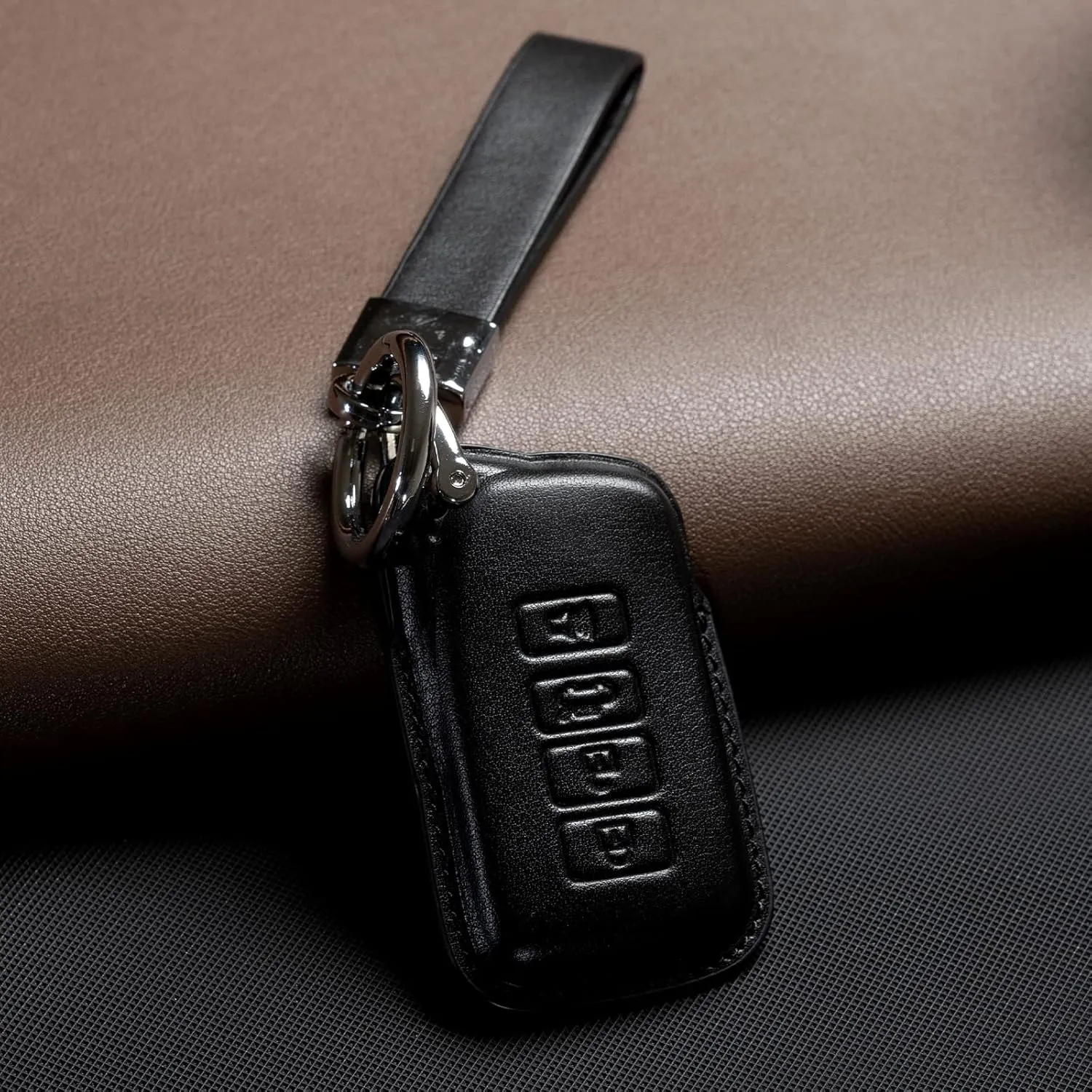 for Lexus Key fob Cover Leather Lanyard Keychain Protector Holder Car Key case Accessories