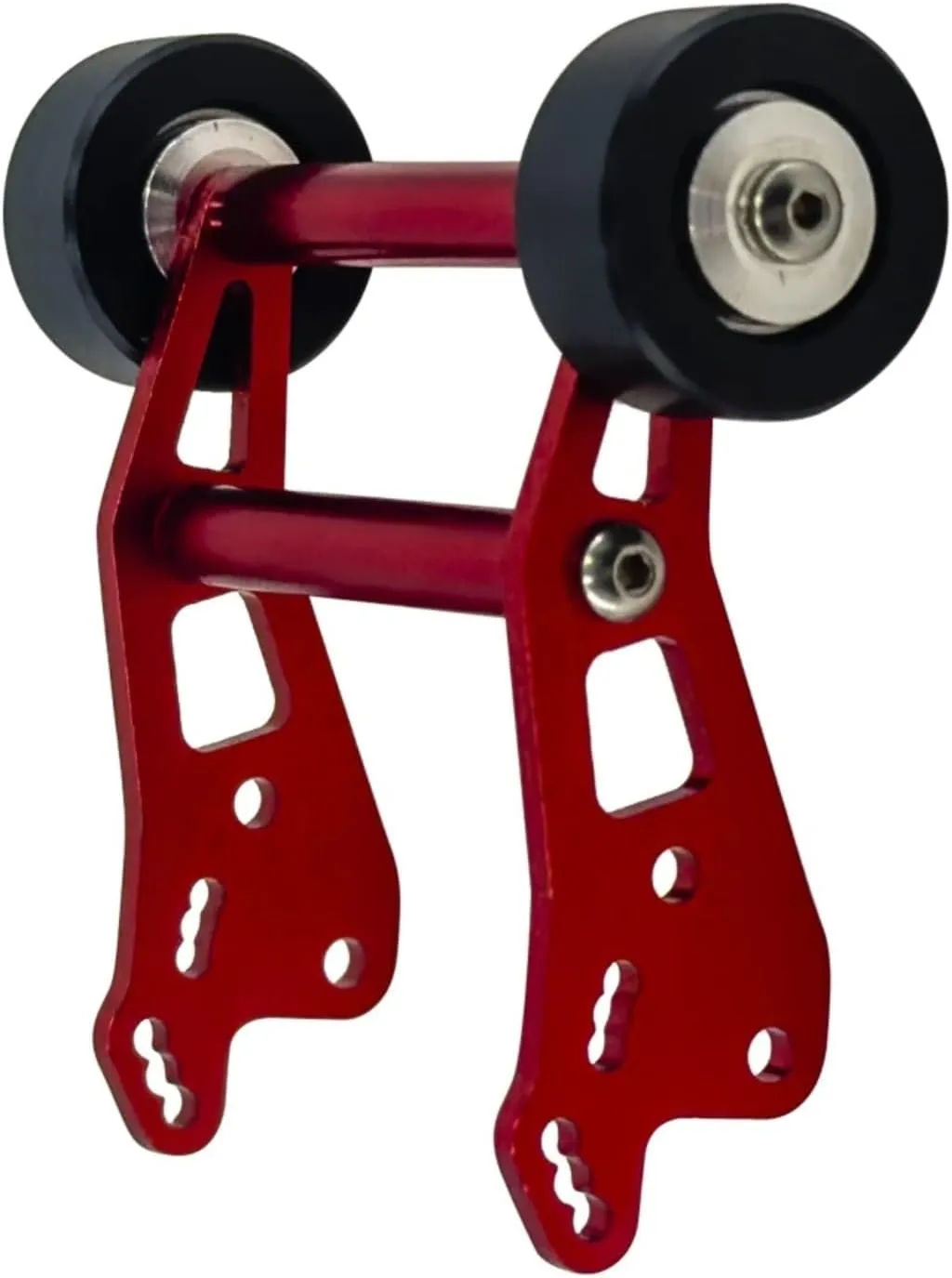 for Losi for Mini for LMT 1/18 Rc Crawler Adjustable Wheelie Bar Anti Roll Wheel Aluminium Metal Accessories Rc Car Upgrade Parts RC Parts(Red)