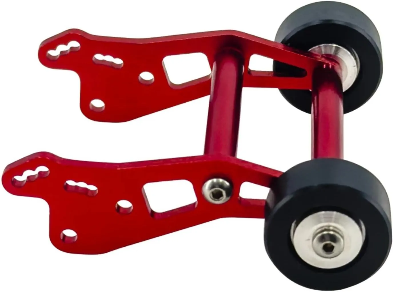 for Losi for Mini for LMT 1/18 Rc Crawler Adjustable Wheelie Bar Anti Roll Wheel Aluminium Metal Accessories Rc Car Upgrade Parts RC Parts(Red)