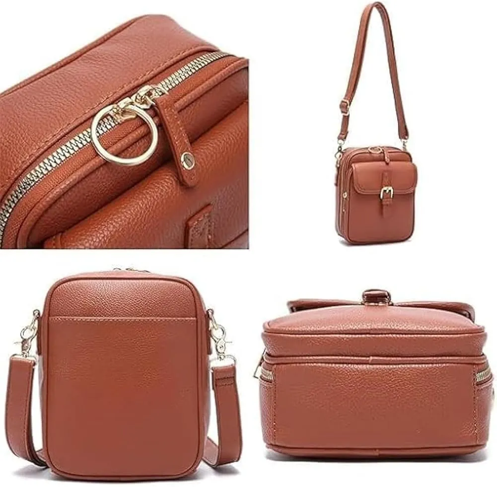 Forcipower Crossbody Leather Bag, Collaboraten1 Crossbody Leather Bag, Urvashi Anti Theft Shoulder Bags