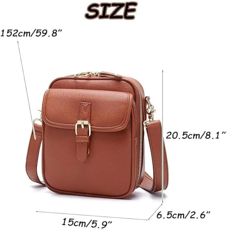 Forcipower Crossbody Leather Bag, Collaboraten1 Crossbody Leather Bag, Urvashi Anti Theft Shoulder Bags