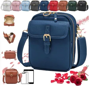 Forcipower Crossbody Leather Bag, Forcipower Crossbody Bag Urvashi Crossbody Leather Bag with 10 Card Slots