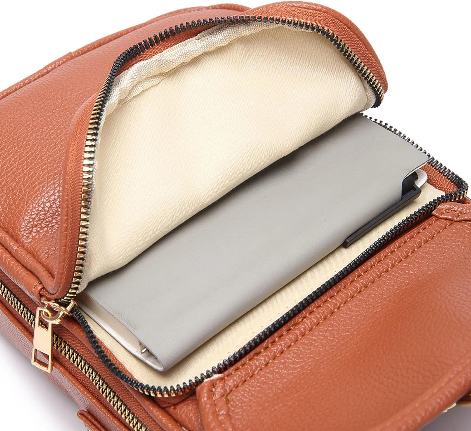 Forcipower Crossbody Leather Bag, Forcipower Crossbody Bag Urvashi Crossbody Leather Bag with 10 Card Slots