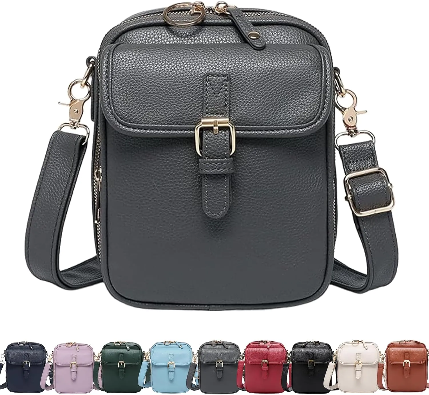Forcipower Crossbody Leather Bag, Urvashi Crossbody Bag, Collaboraten1 Vintage Messenger Shoulder Handbag
