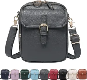 Forcipower Crossbody Leather Bag, Urvashi Crossbody Bag, Collaboraten1 Vintage Messenger Shoulder Handbag