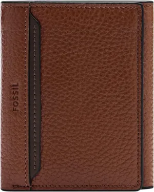Fossil Men's Leather Trifold Wallet for Men