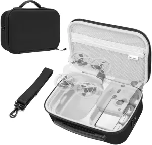 FPVtosky Neo Carrying Case Drone Portable Bag for DJI Neo Fly More Combo Compact Bag with RC-N3 Storage Drone Accessories Black