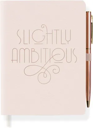 Fringe Studio Journal W/Slim Pen,Faux Leather, Ambitious (JPS068)