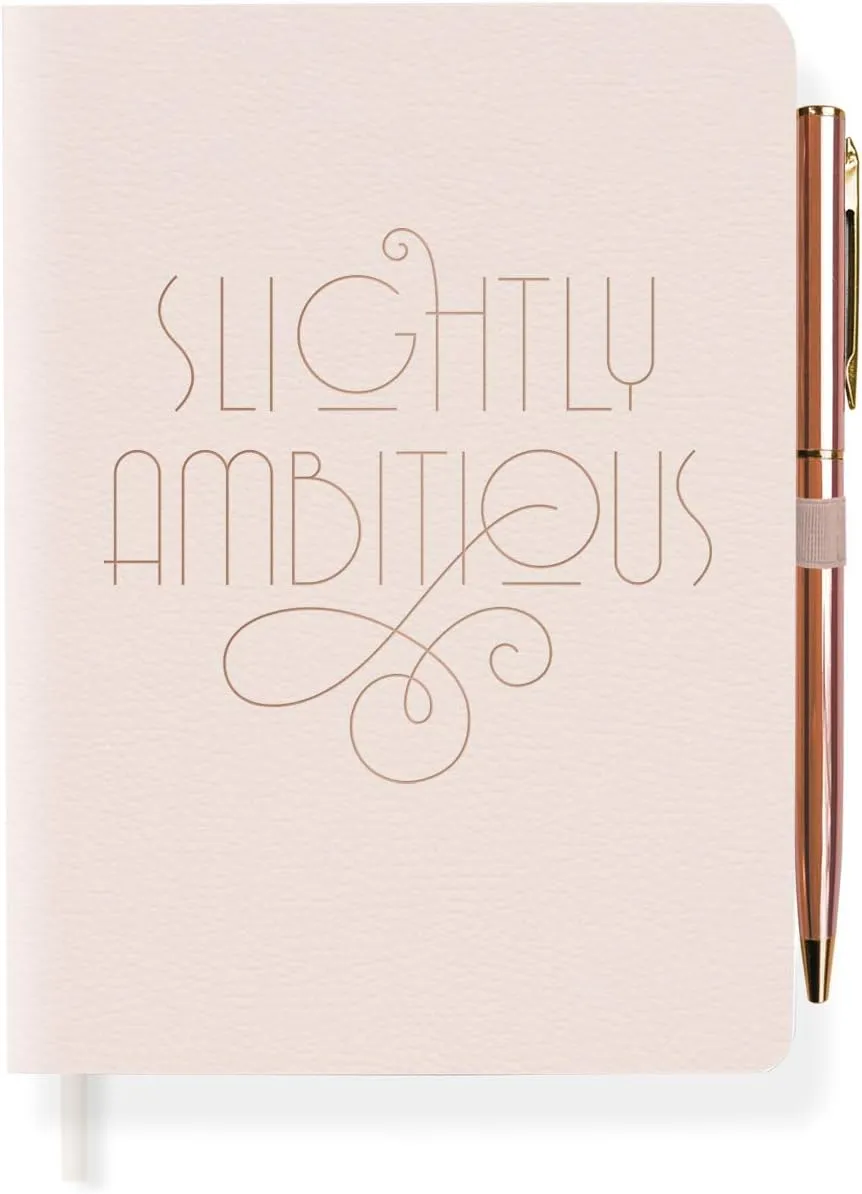 Fringe Studio Journal W/Slim Pen,Faux Leather, Ambitious (JPS068)