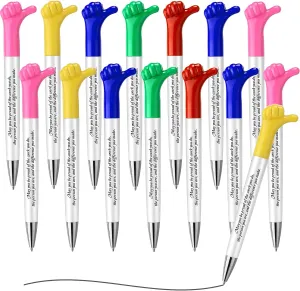 Fumete Thumbs up Pens Employee Appreciation Gifts Coworker Thank You Ballpoint Pens Cute Hand Gesture Funny Pens Inspirational Appreciation Gifts for Nurse Teacher Student Colleague Employee(25 Pcs)