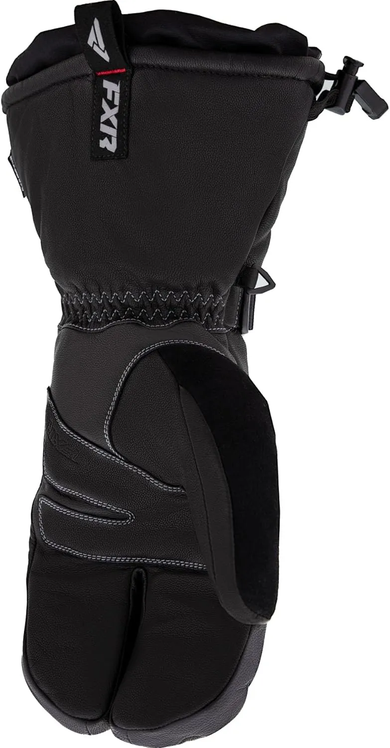 FXR Men's Leather Claw Mitt 2025 (Black - 2X-Large)