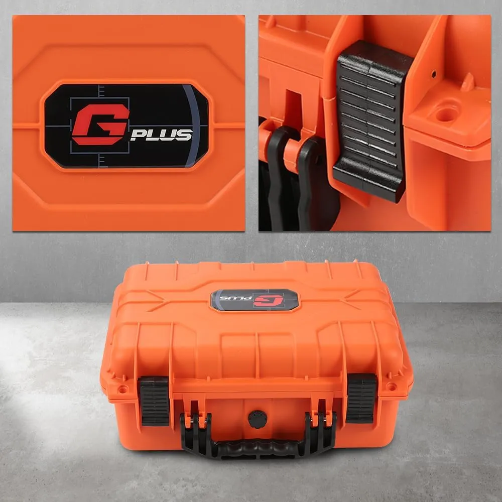 G-PLUS Graded Card Storage Box Compatible with BGS PSA SGC FGS Weatherproof Graded Trading Cards Box (Large, Orange)