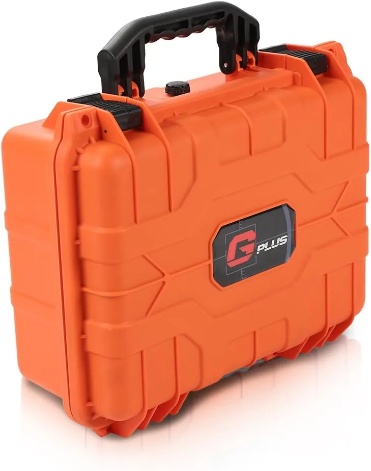 G-PLUS Graded Card Storage Box Compatible with BGS PSA SGC FGS Weatherproof Graded Trading Cards Box (Large, Orange)