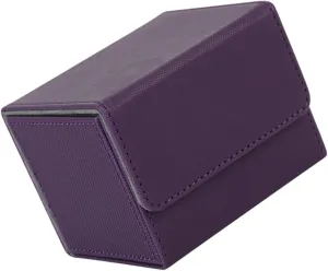 GARVALON Playing Card Storage Case Compact Pu Leather Organizer for Game Cards Dividers Lightweight and Scratch Resistant and Gamers