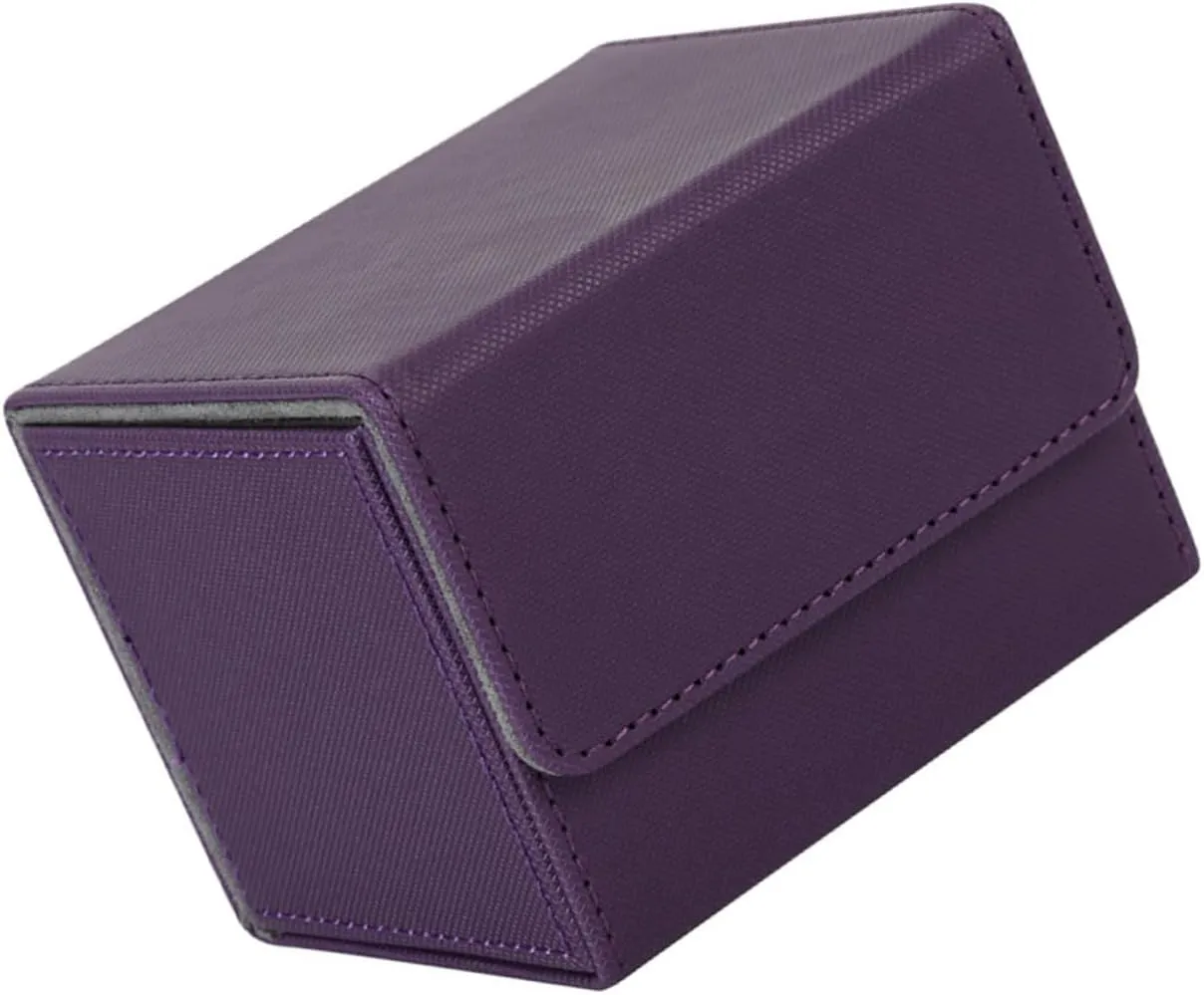GARVALON Playing Card Storage Case Compact Pu Leather Organizer for Game Cards Dividers Lightweight and Scratch Resistant and Gamers