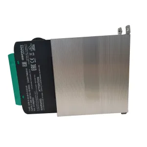 GEFRAN GRS-H Model Solid State Relay with Heatsink, 40A Single-Phase Static Relay, Solid State Relay with Current Range from 15A up to 120A, Vdc/Vac Input Control with Push-in Connectors