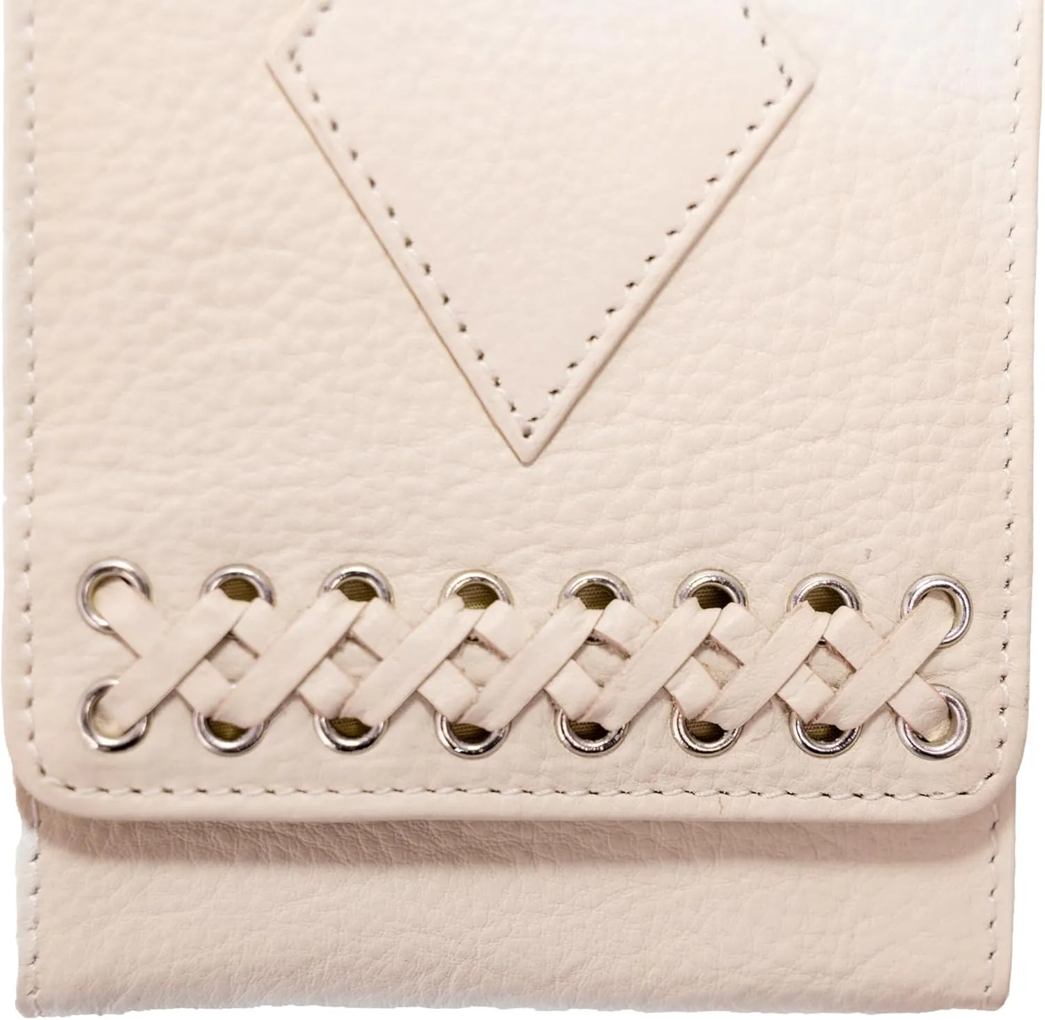 Genuine Leather Crossbody Phone Purse for Women, Multi-Pocket, ID Window, Adjustable Strap, Card Slots