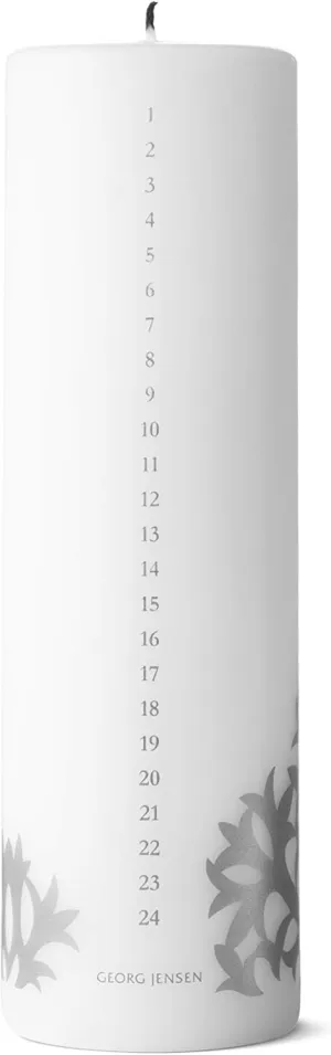Georg Jensen 2020 Annual Calendar Candle, Silver