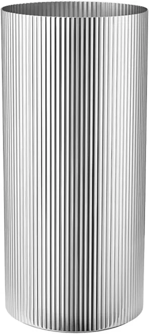 Georg Jensen Bernadotte Large Stainless Steel Vase