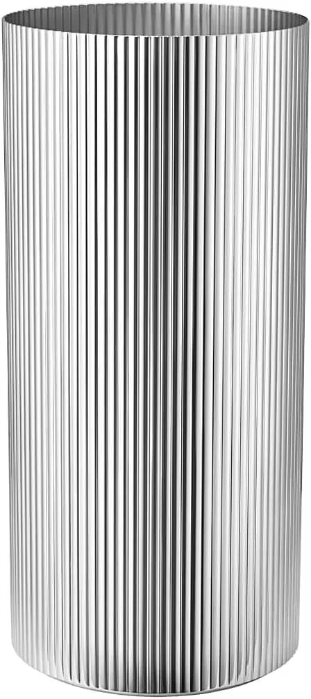 Georg Jensen Bernadotte Large Stainless Steel Vase