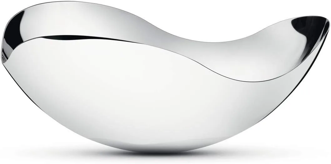 Georg Jensen Bloom Small Stainless Steel Serving Bowl