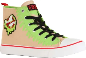 Ghostbusters Slime Time High-Top Shoes for Adults | Officially Licensed Ghostbusters Sneakers with Logo & Customizable Name Tags