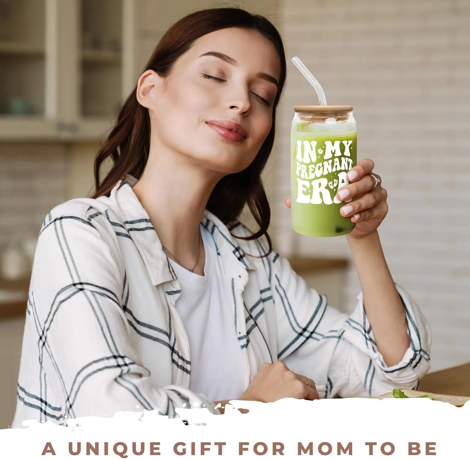 Gifts for Mom - Mothers Day Gifts for Mom, Mama - Pregnancy Announcement Postpartum Gift Ideas for Expecting Moms - Gift for New Mamas, First Time Mothers - 16 Oz Can Glass