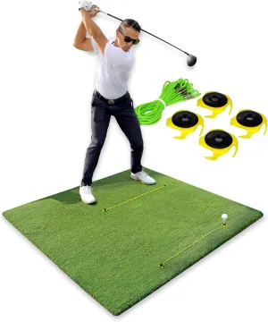 Golf Tee Holder, Great for Golf, Baseball and Softball for Putting Training Aid, Foot Placement, for Indoor and Outdoor Training, Made in USA