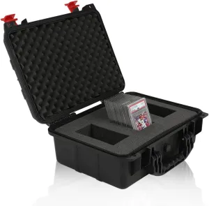 Graded Sports Trading Cards Weatherproof Case Impact Absorbing Foam Slots Graded Card Storage Box Compatible with BGS PSA SGC FGS