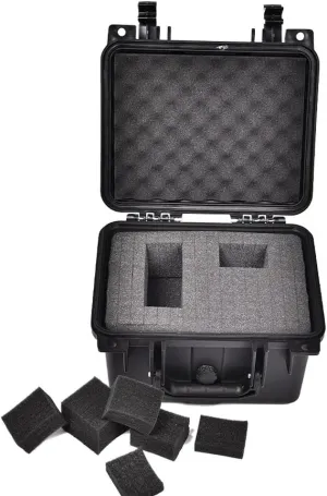 GRAND ORANGE Graded Card Storage Box Fit BGS PSA SGC FGS Graded Sports Trading Cards, Deep Travel Size Waterproof Case Slab Holder & Protector Holds 45 PSA graded cards or 100 ungraded cards Black