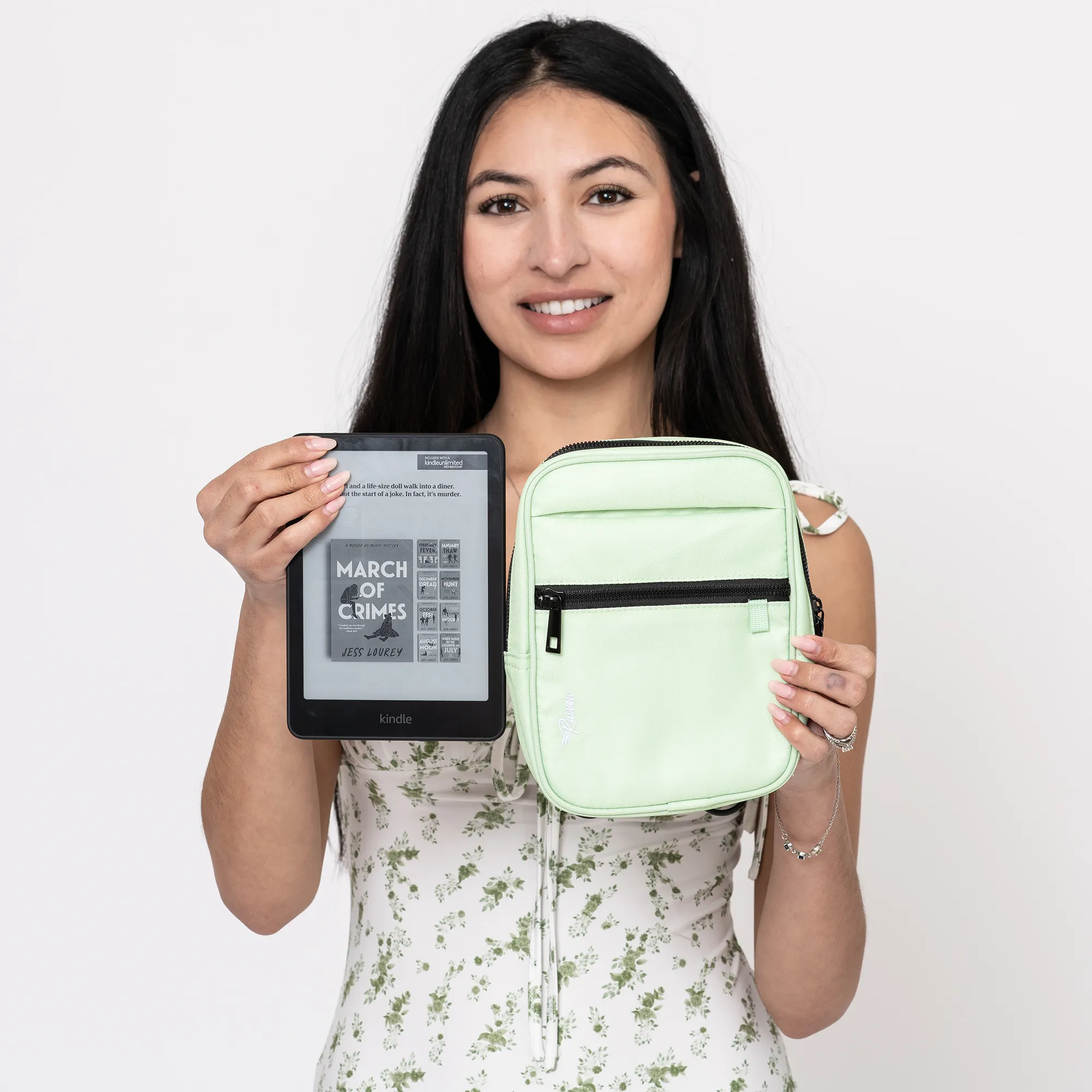Green KINDLE Bag With Tumbler Belt