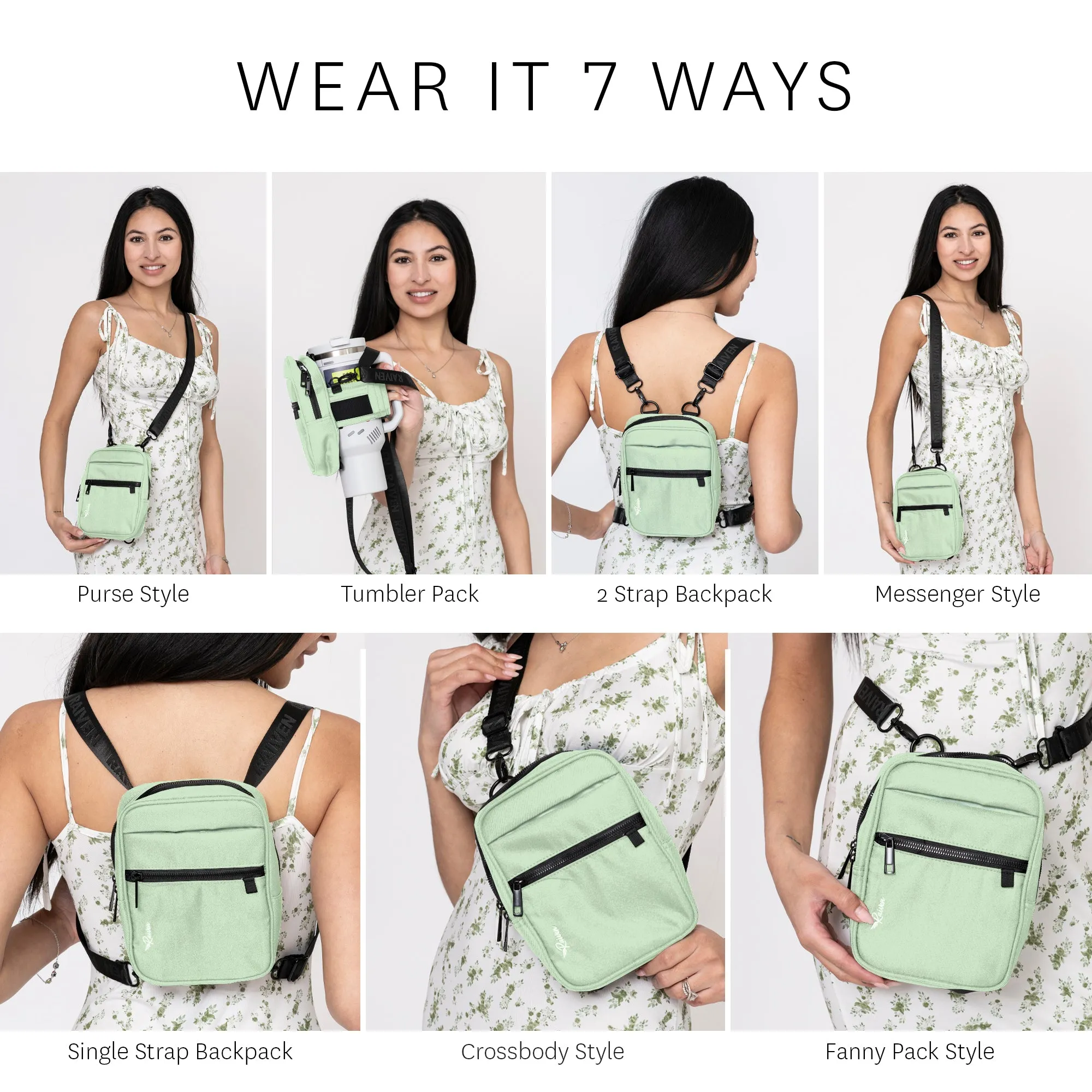 Green KINDLE Bag With Tumbler Belt