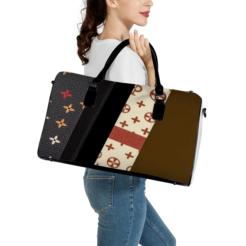 Guci G'iore Leather Travel Bag Gym Bag Duffel Bags