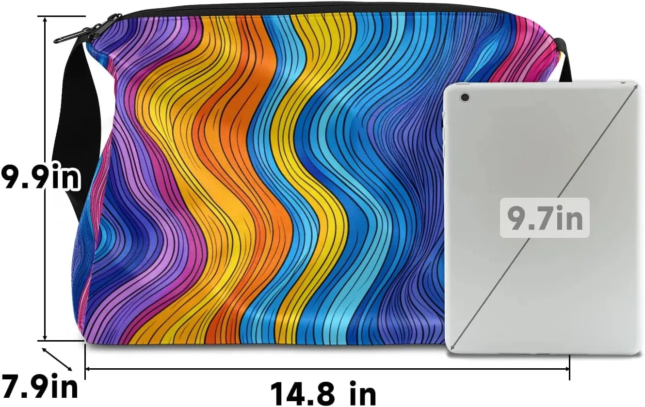 Gym Bags for Men 14.8 Inch Lightweight Carry On Bags for Airplanes Waterproof Duffle Bag for Travel, Abstraction Texture Cute Print